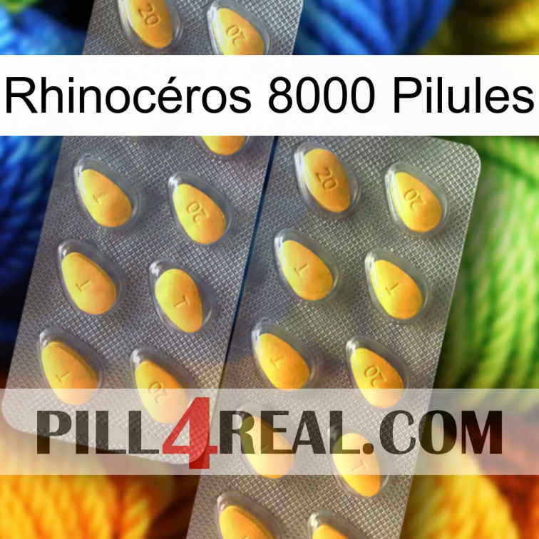 Rhinocéros 8000 Pilules cialis2